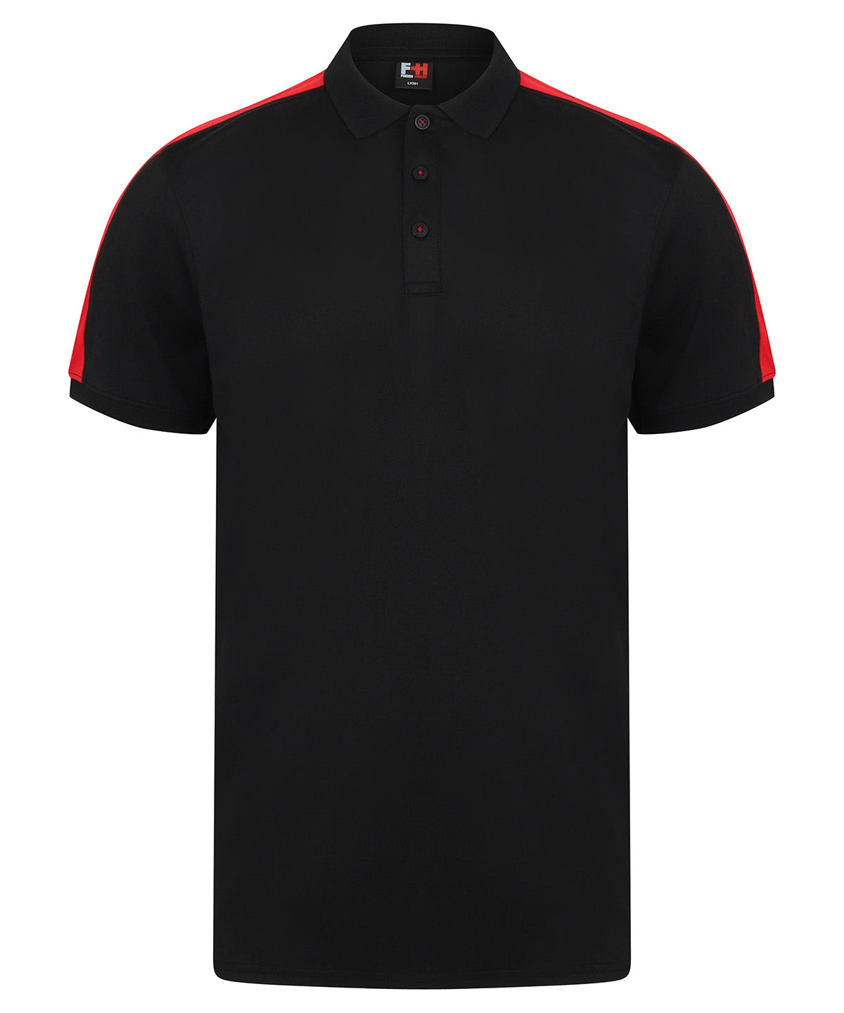 Contrast panel polo