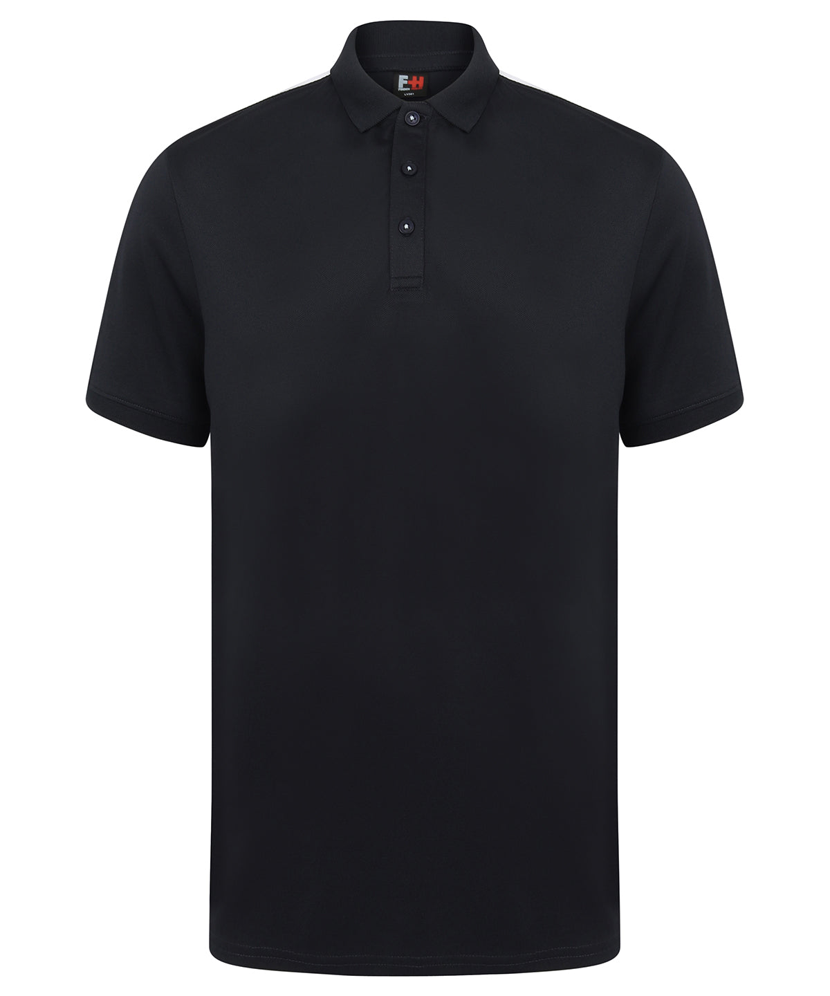 Contrast panel polo