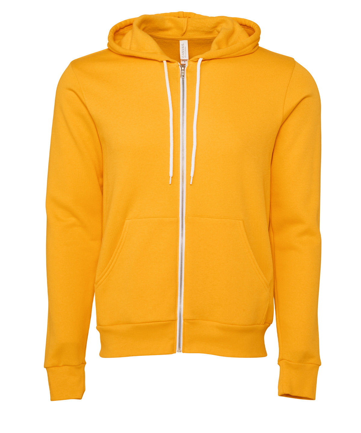 Unisex polycotton fleece full-zip hoodie