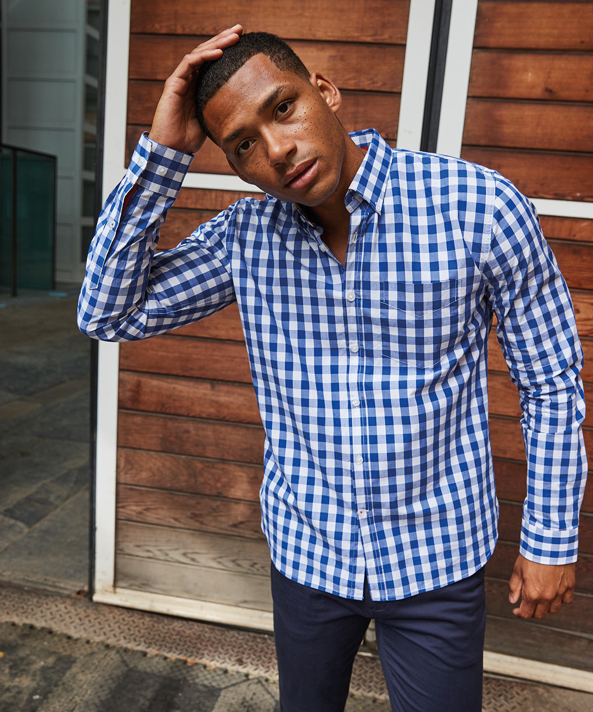 Checked cotton shirt