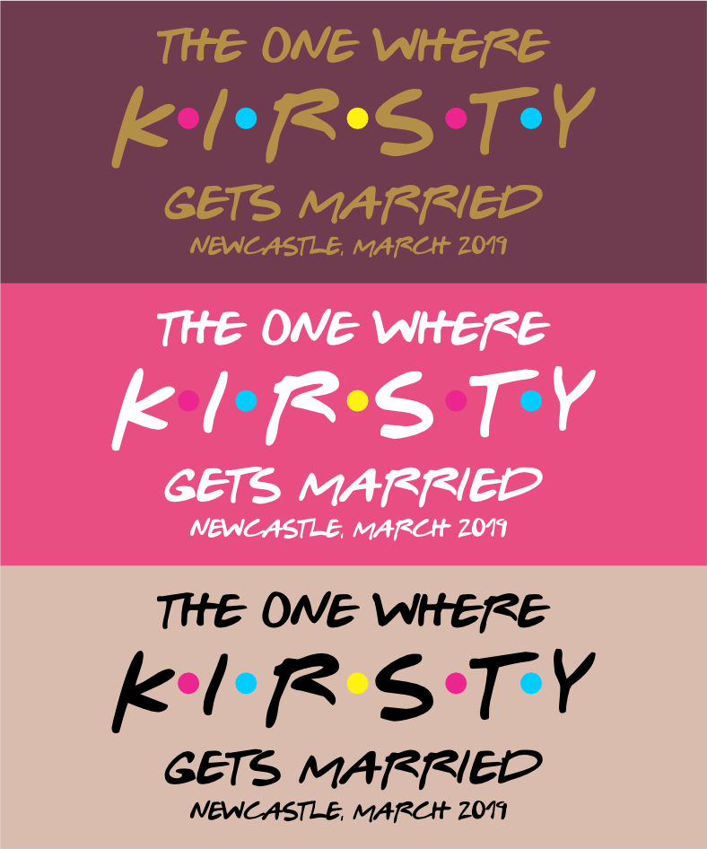 Friends 1 - Hen Party Tees