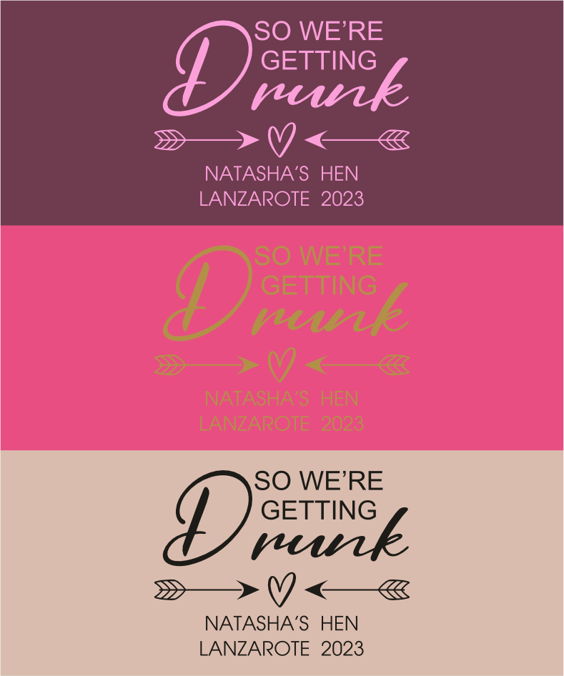 Getting Drunk 1 - Hen Party Tees
