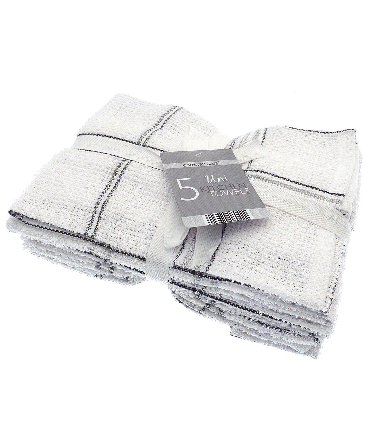 5 Pack tea towels uni