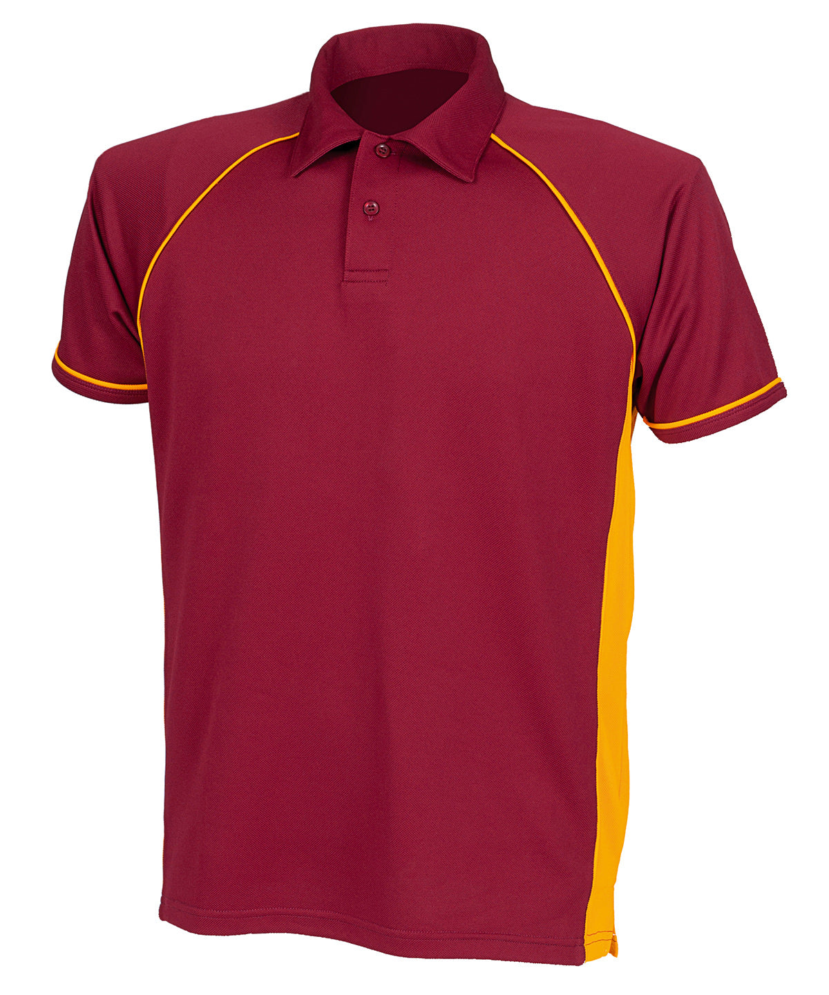 Piped performance polo