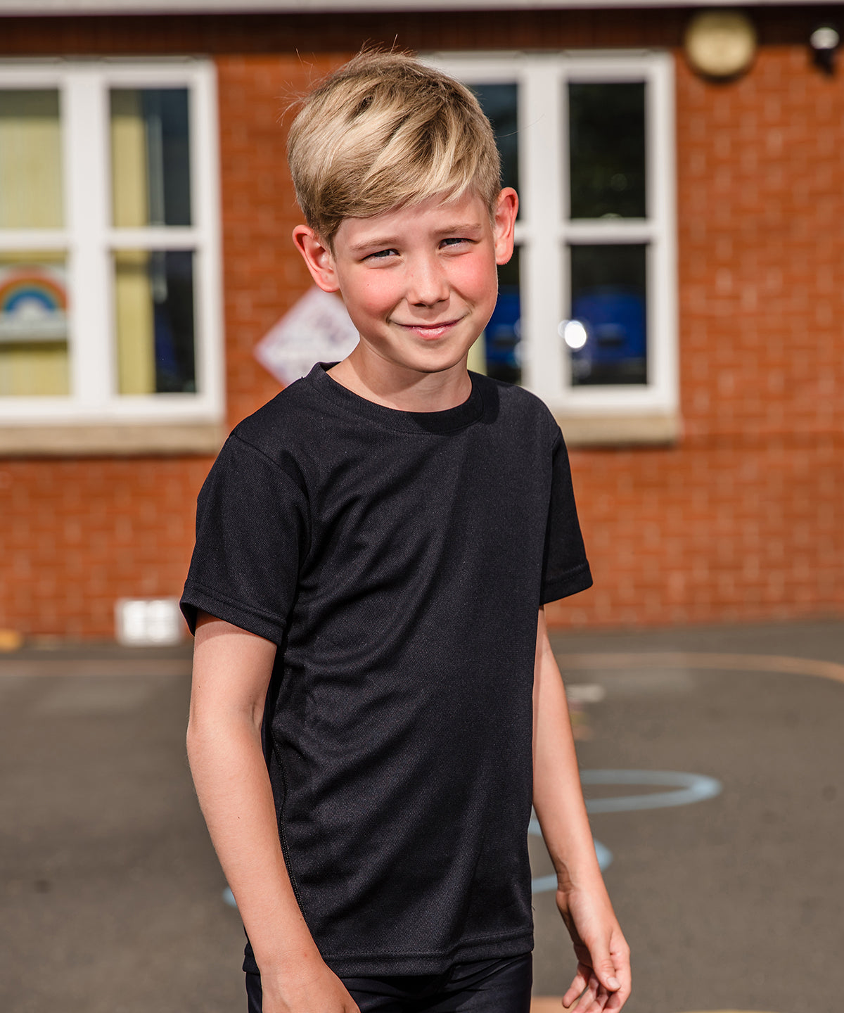 Spiro quick-dry short sleeve junior t-shirt