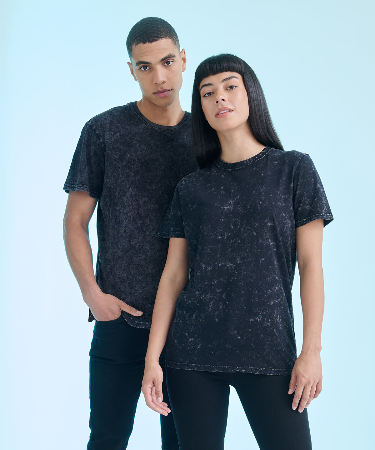 Unisex washed band T