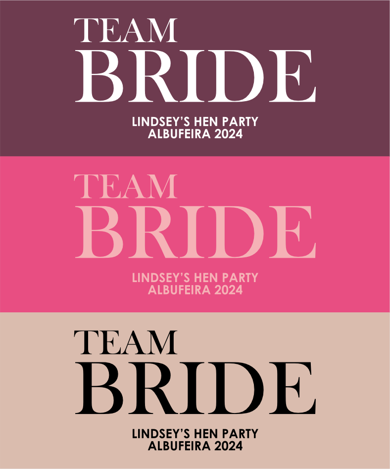 Team Bride 2 - Hen Party Tees