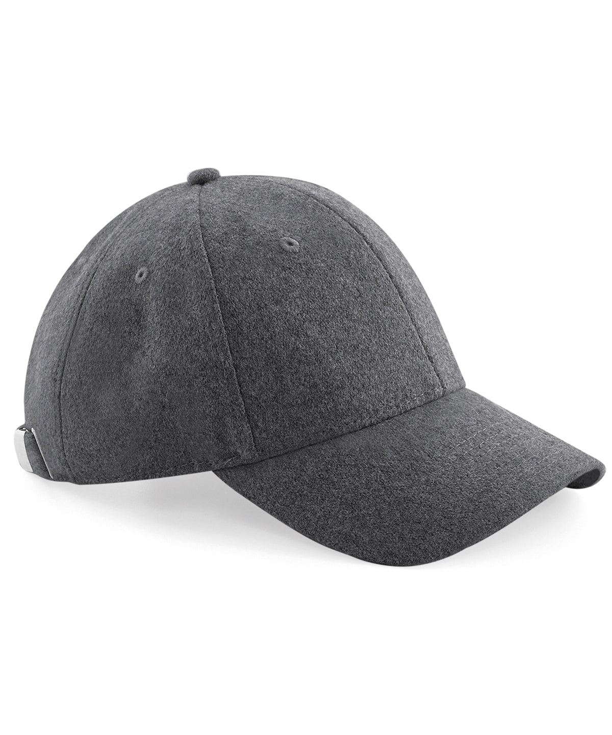 Melton wool 6-panel cap