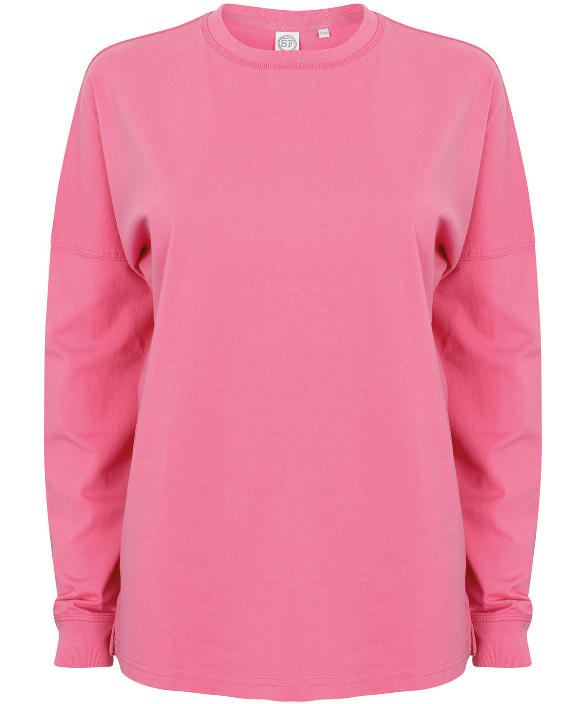 Unisex drop shoulder slogan top