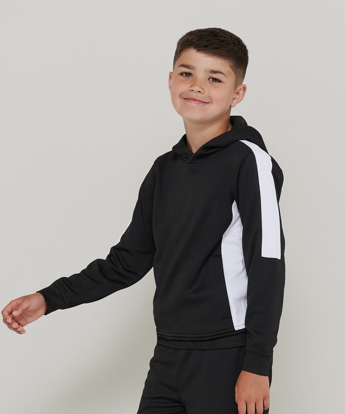 Kids contrast team hoodie